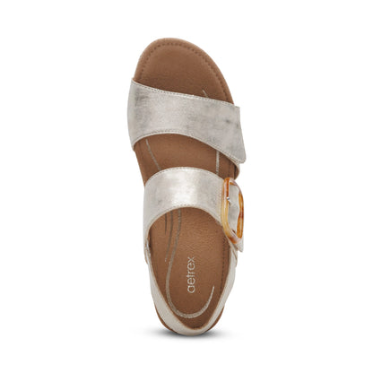 Aetrex Ashley Arch Support Wedge - Champagne