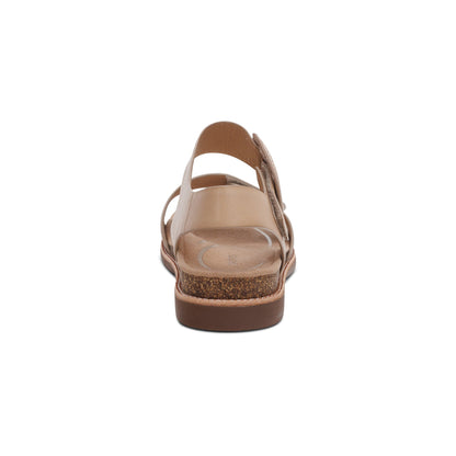 Aetrex Claire Quarter Strap Sandal - Champagne