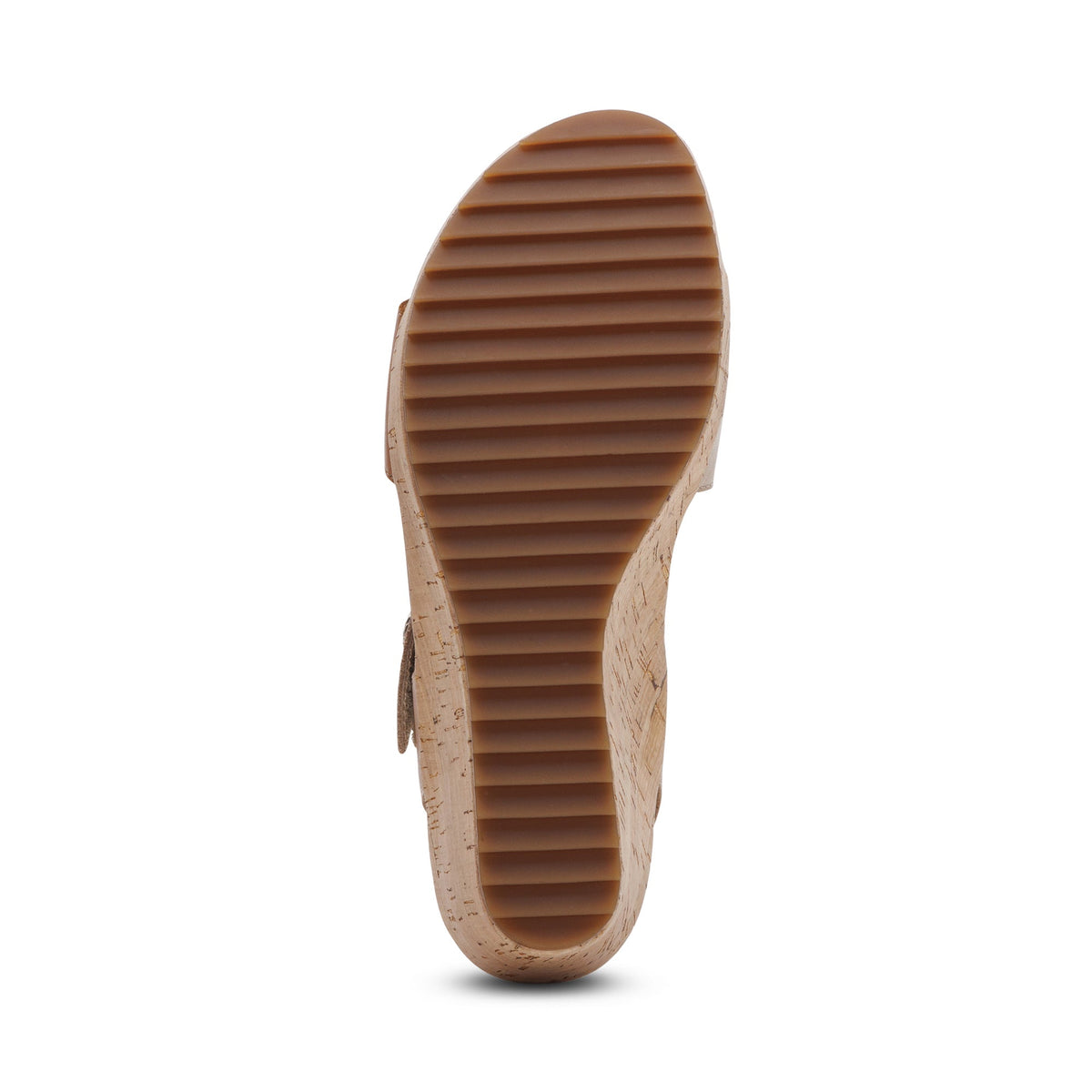Aetrex Madelyn Quarter Strap Wedge  - Ginger Multi