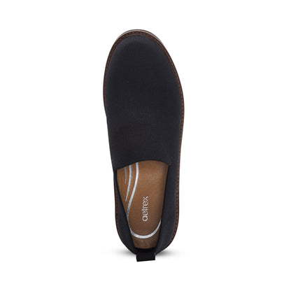 Aetrex Chloe Slip-On Loafer - Black