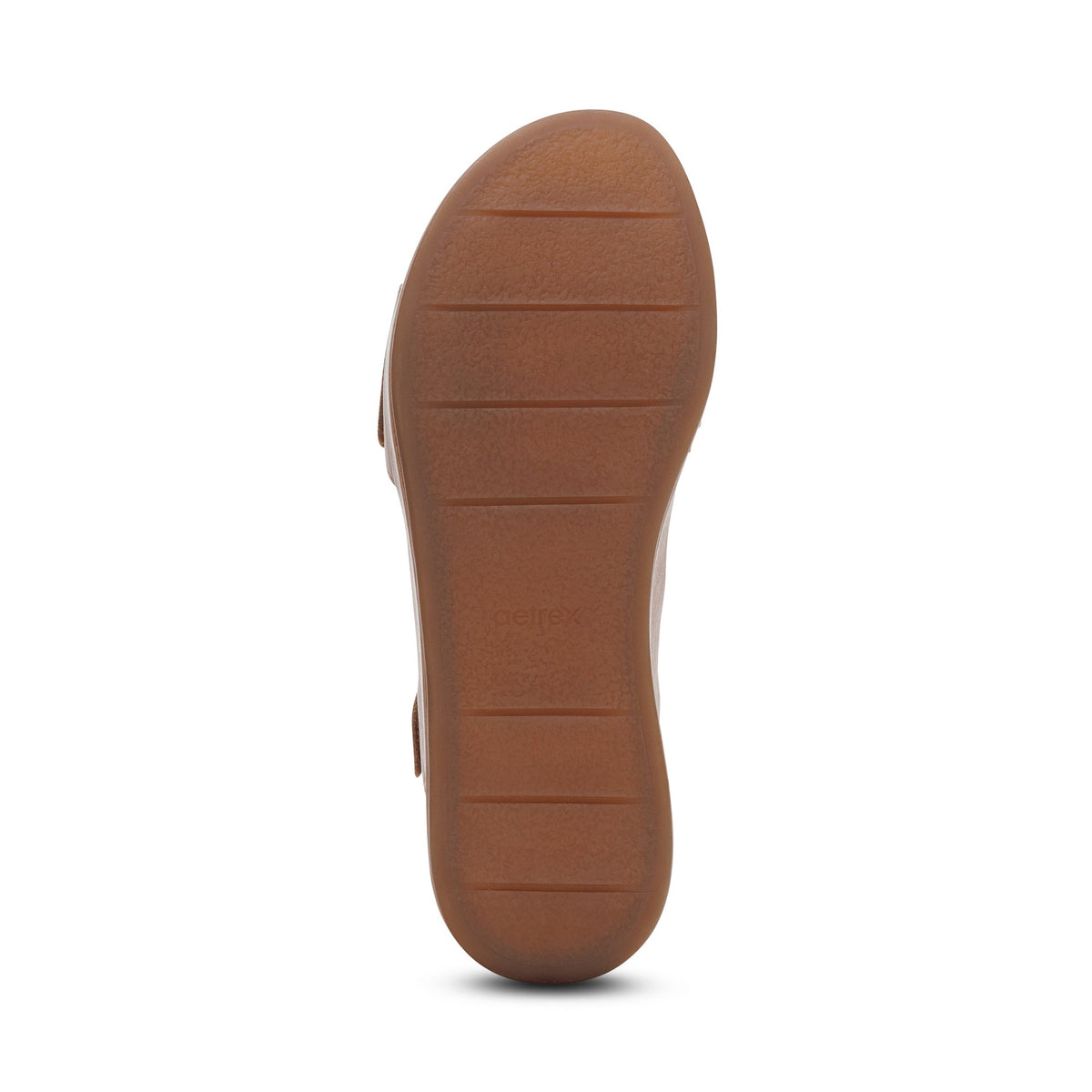 Aetrex Ariel Adjustable Quarter Strap Wedge  - Sand