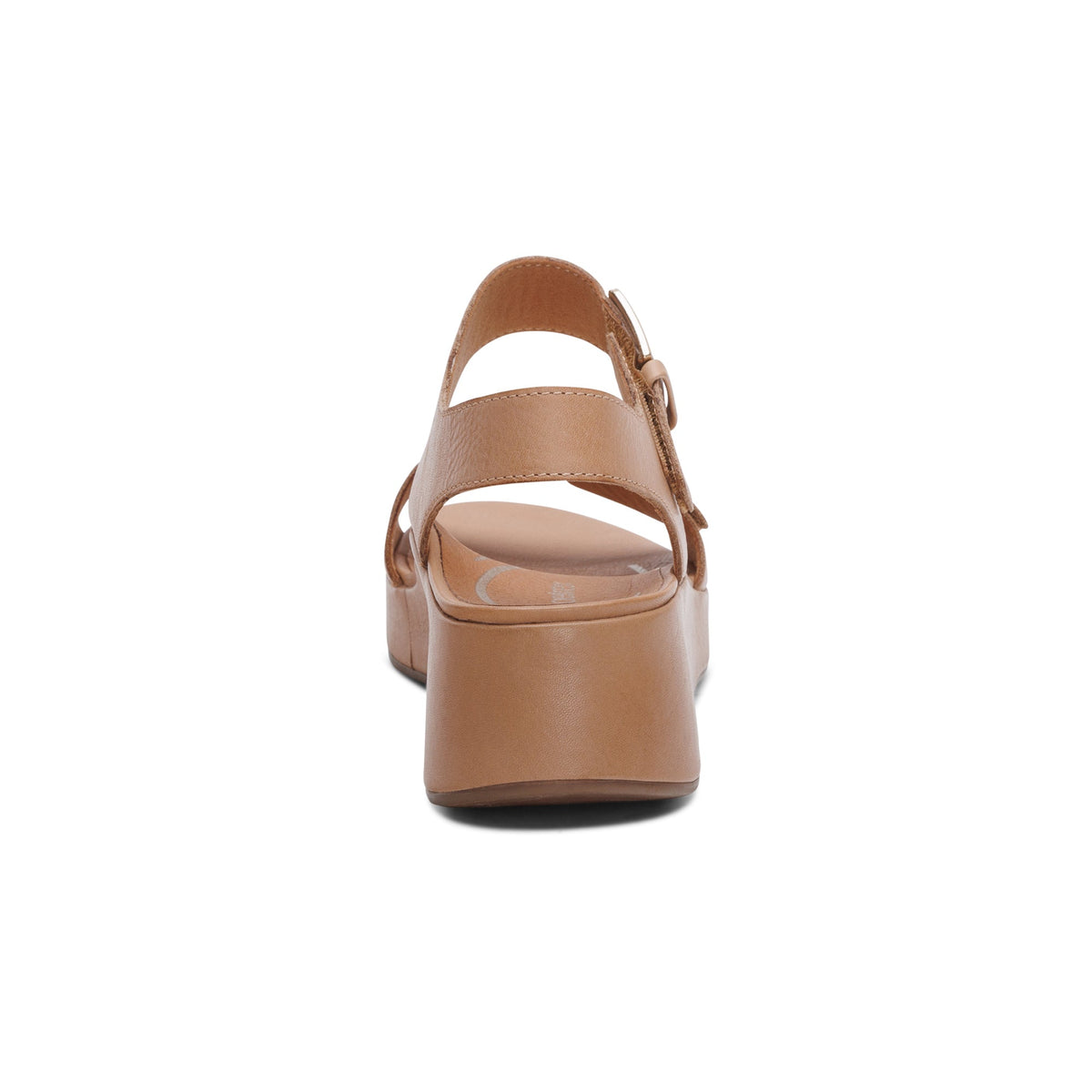 Aetrex Ariel Adjustable Quarter Strap Wedge  - Sand