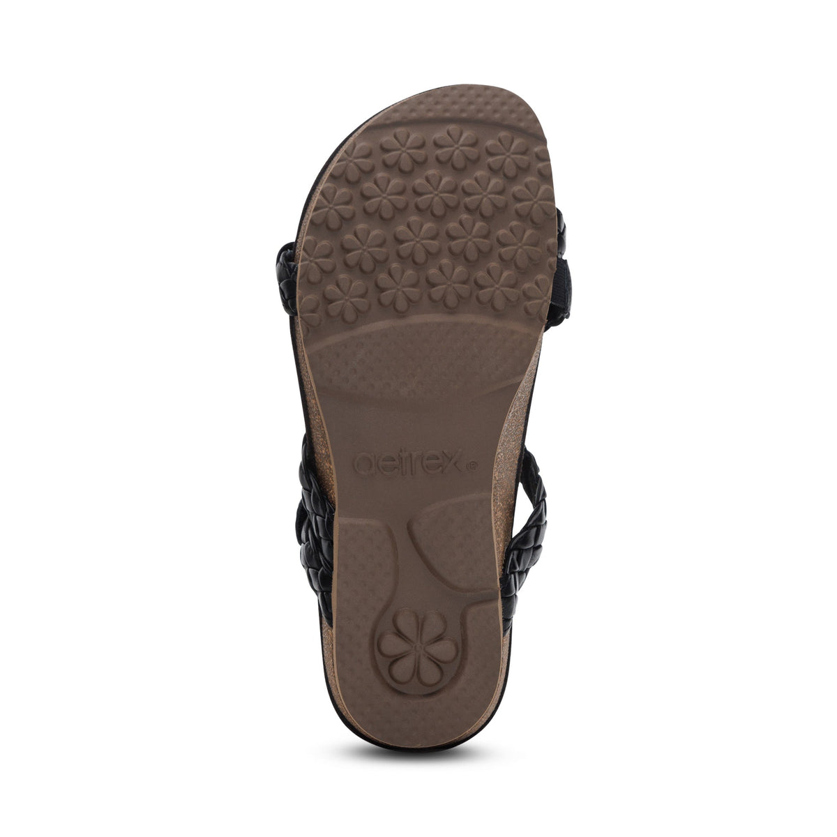 Aetrex Josie Braided Slide - Black