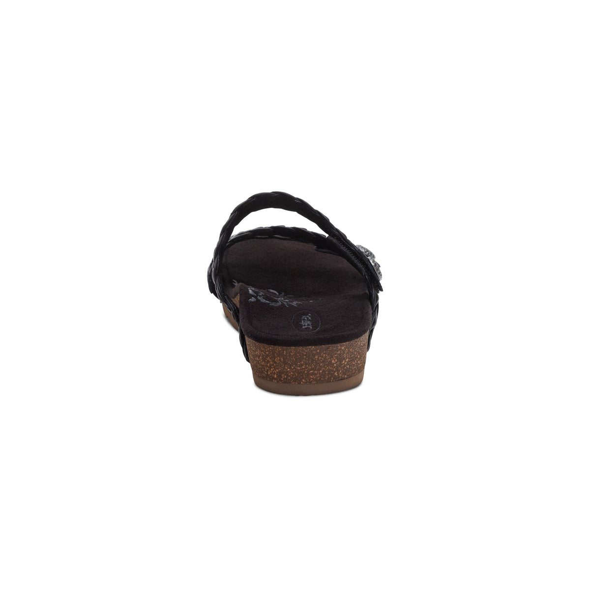 Aetrex Josie Braided Slide - Black