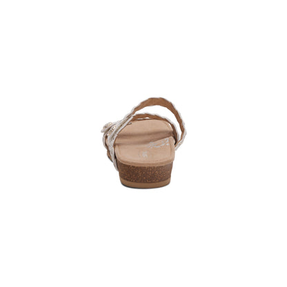 Aetrex Josie Braided Slide - Champagne