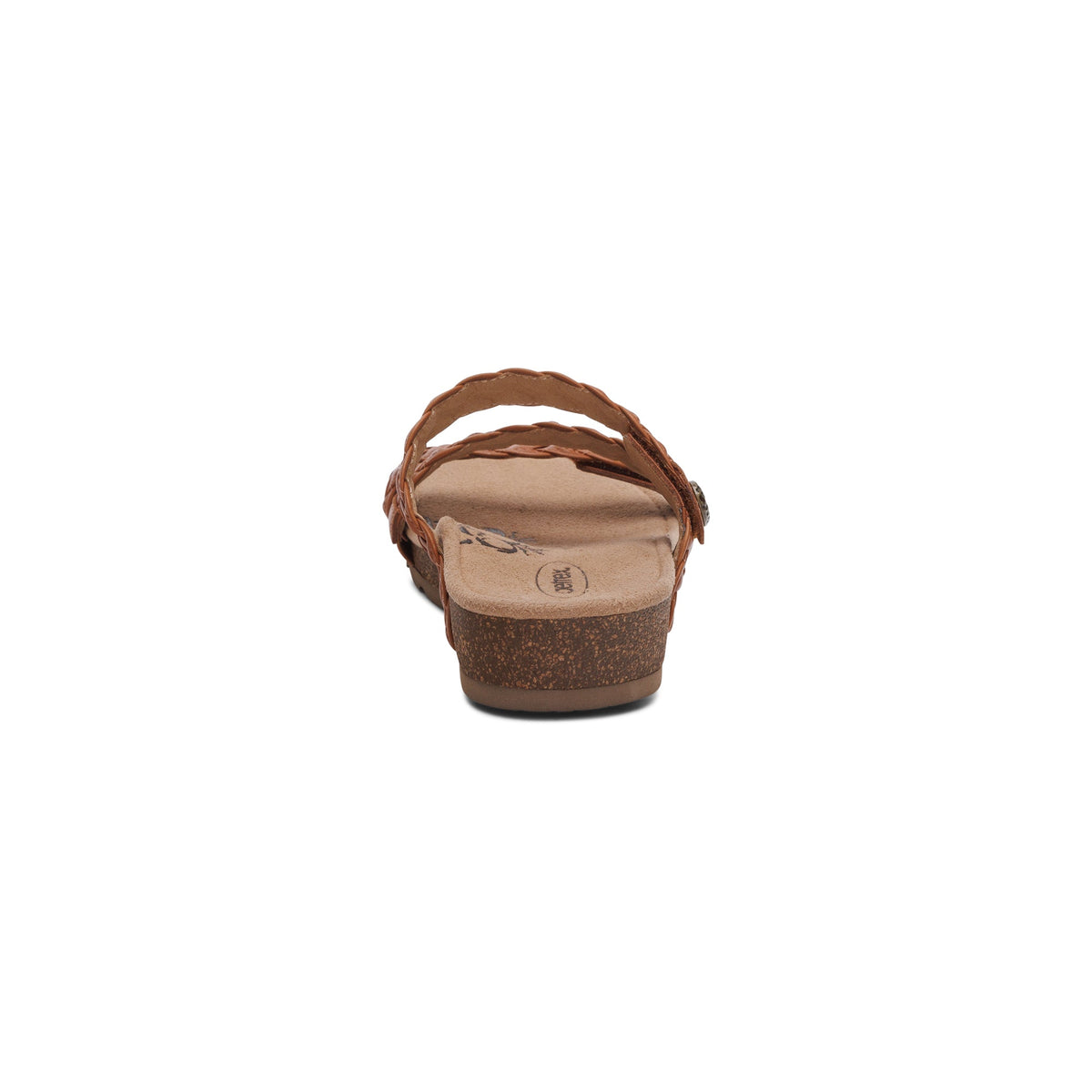 Aetrex Josie Braided Slide - Ginger