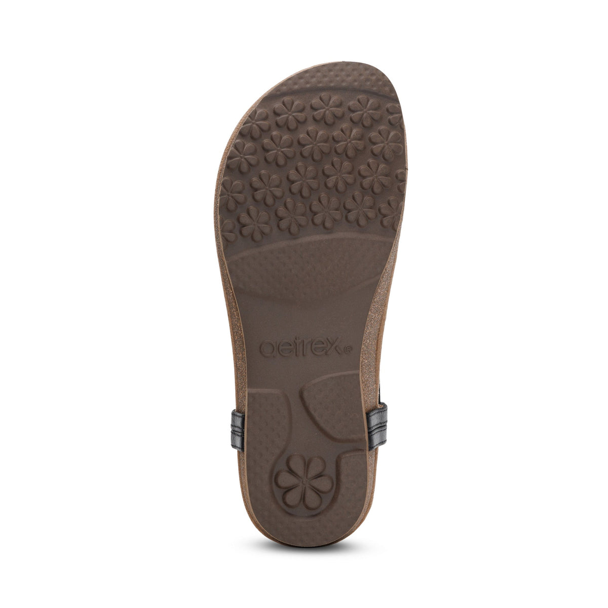 Aetrex Evelyn Thong Sandal - Black