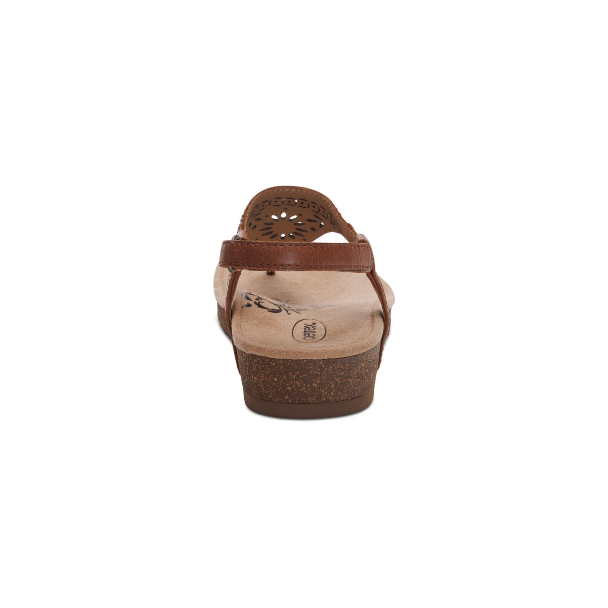 Aetrex Evelyn Thong Sandal - Walnut