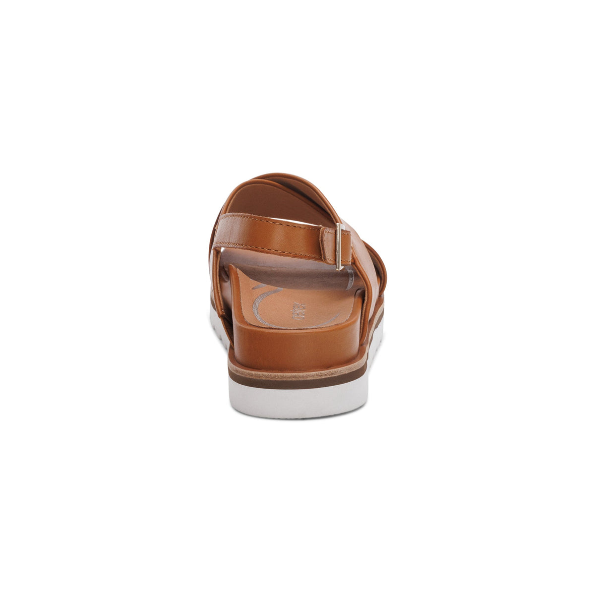 Aetrex Thea Back Strap Cork Flat Sandal  - Ginger