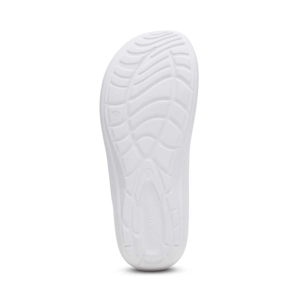 Aetrex Vicki Braided Thong Sandal - White Gloss