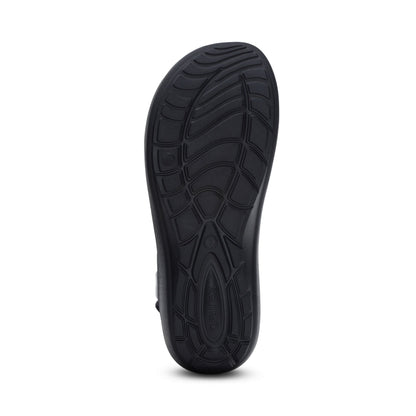 Aetrex Skyler Thong Sandal - Black