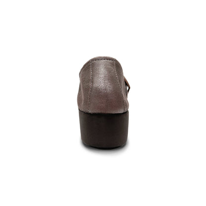 Aetrex Joanne Mary Jane - Brushed Silver