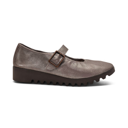 Aetrex Joanne Mary Jane - Brushed Silver