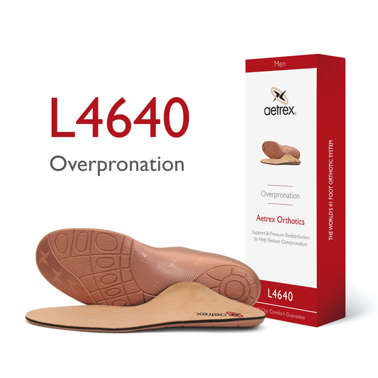 Aetrex Men's Orthotics for Overpronation