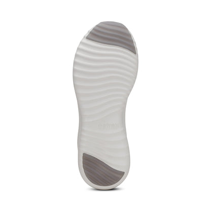 Aetrex Carly Arch Support Sneaker - Pewter Sparkle