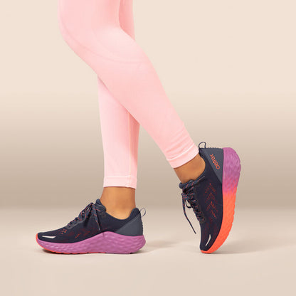 Aetrex Danika Arch Support Sneaker - Navy Coral