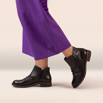 Aetrex Mila Low Boot - Charcoal Grey