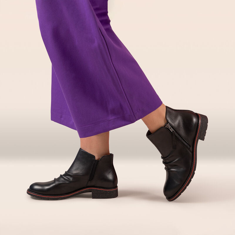 Aetrex Mila Low Boot - Dark Brown