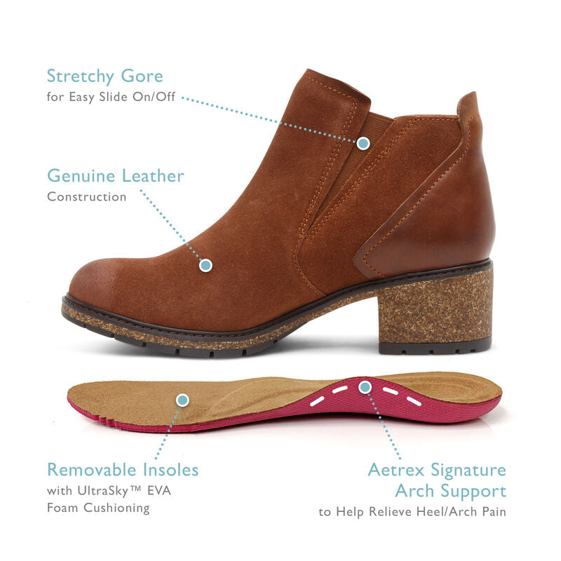 Aetrex Frankie Boot - Brown
