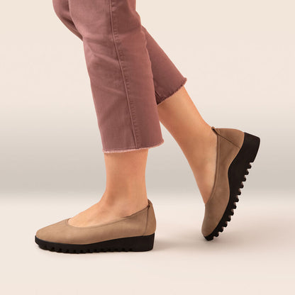 Aetrex Brianna Ballet Flat - Taupe