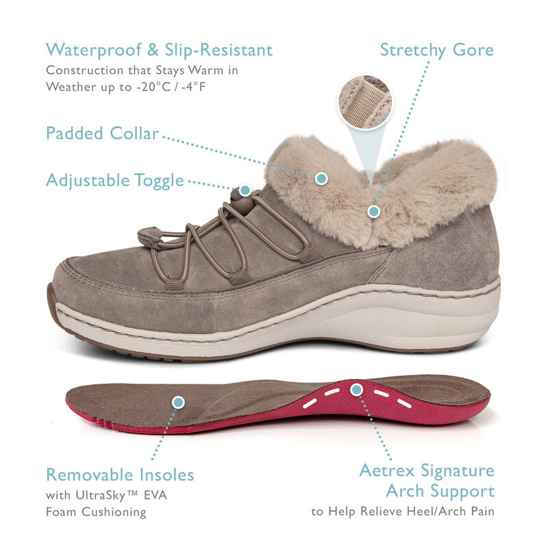 Aetrex Chrissy Arch Support Slip-On - Espresso