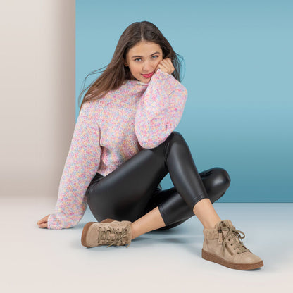 Aetrex Bonnie Arch Support Sneaker - Taupe