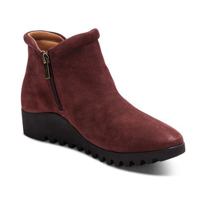 Aetrex Zoey Slip-On Boot - Burgundy