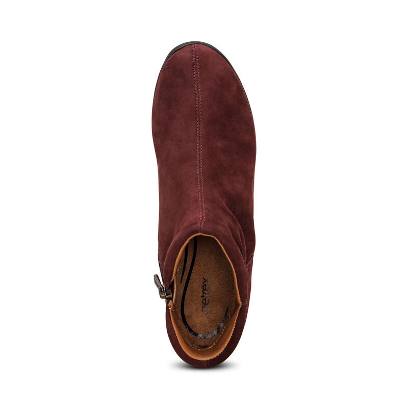 Aetrex Zoey Slip-On Boot - Burgundy