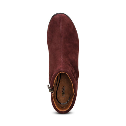Aetrex Zoey Slip-On Boot - Burgundy