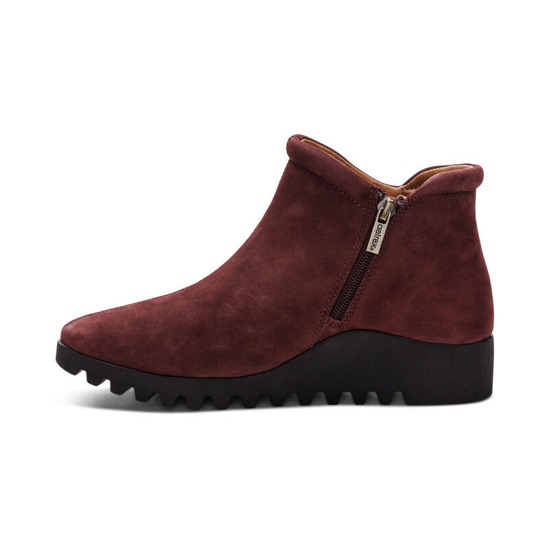 Aetrex Zoey Slip-On Boot - Burgundy