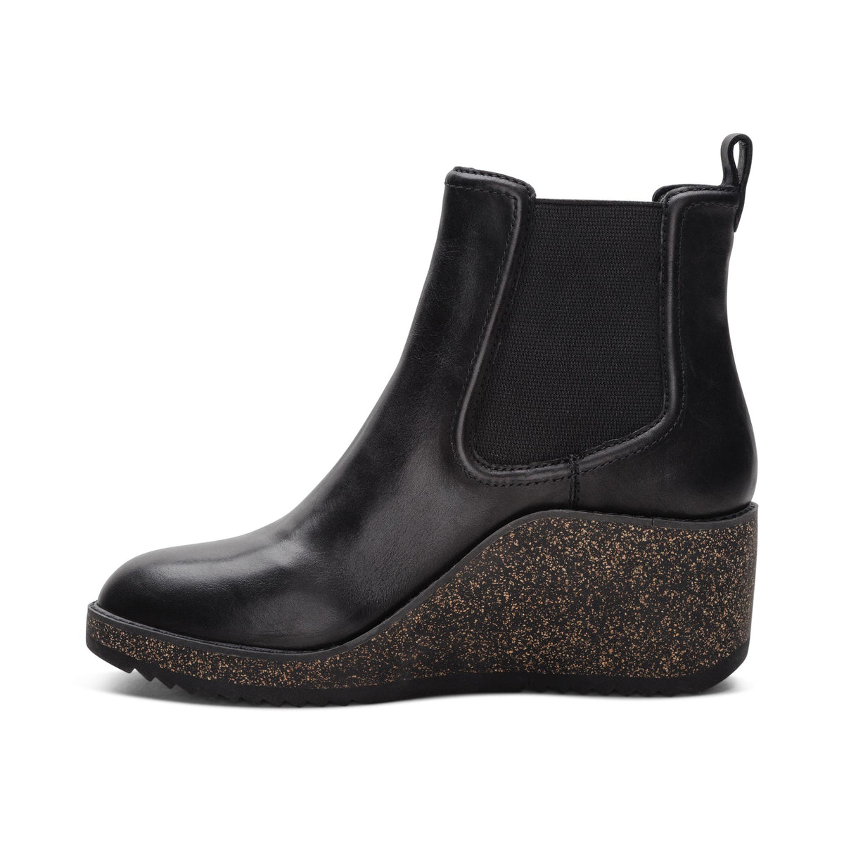 Aetrex Dawn Wedge Boot - Black