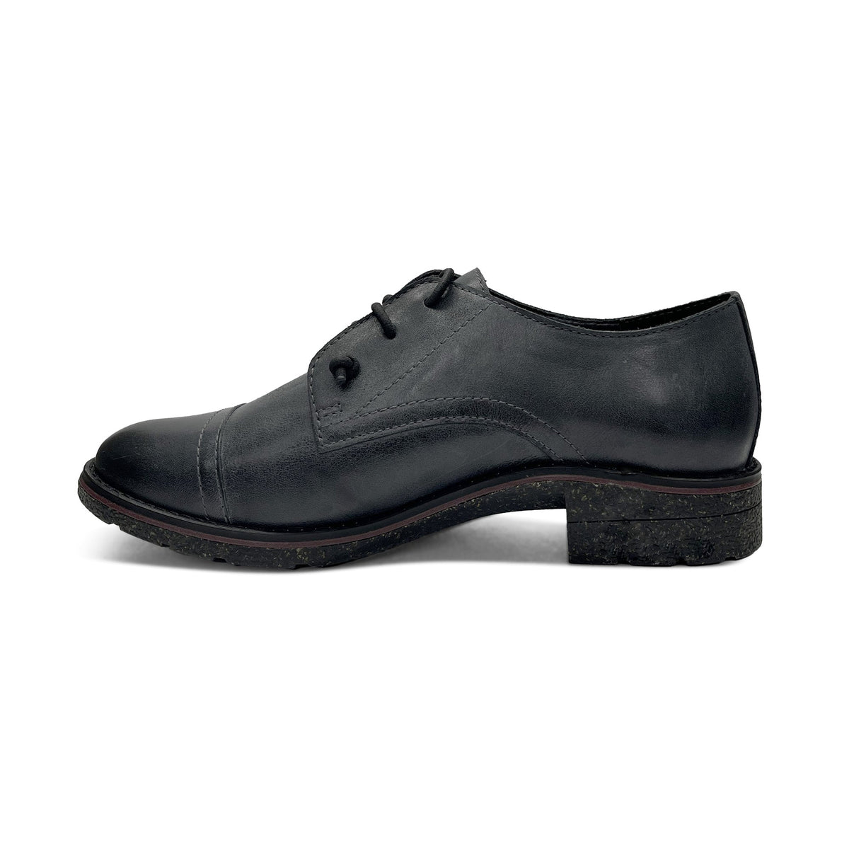 Aetrex Gina Arch Support Oxford - Black