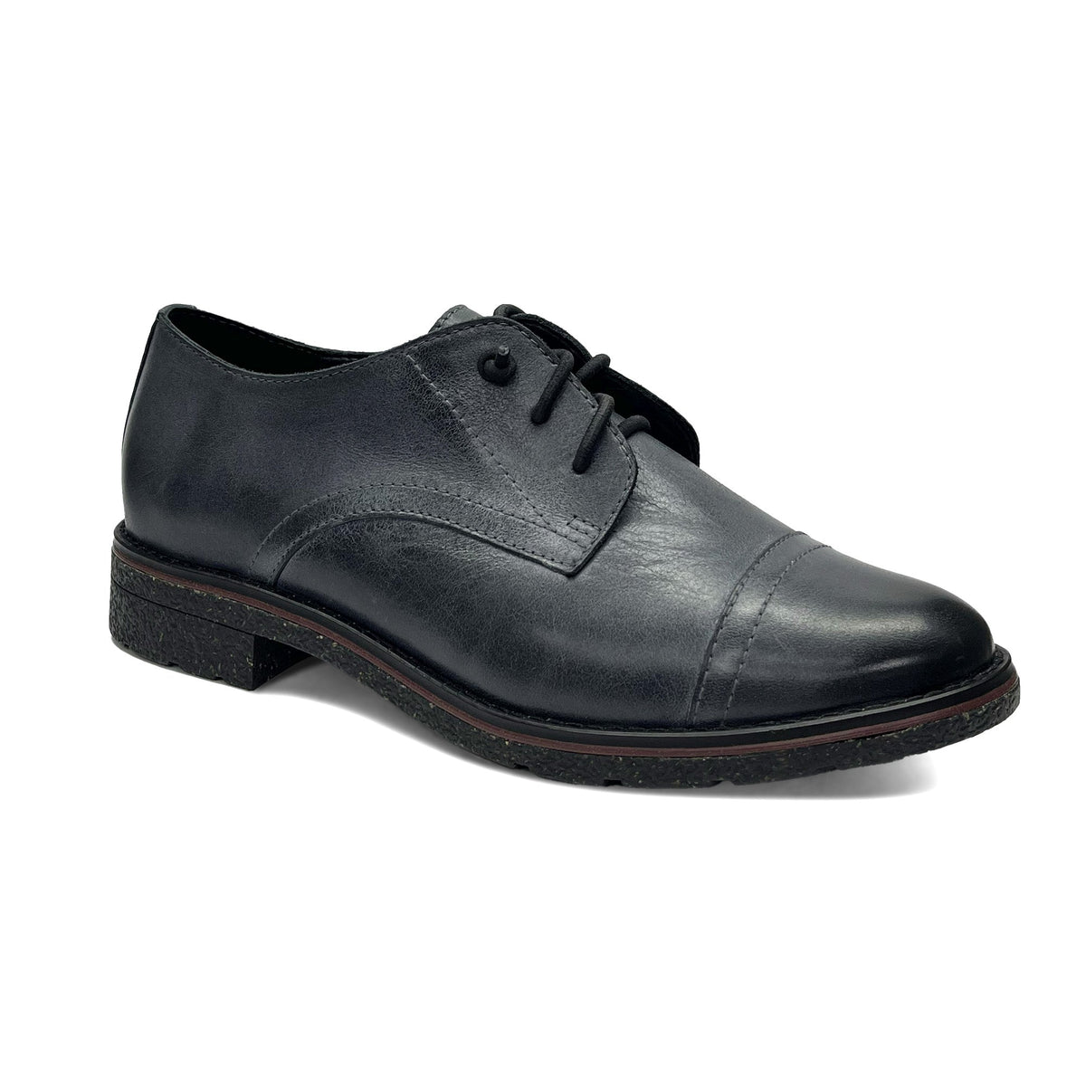 Aetrex Gina Arch Support Oxford - Black