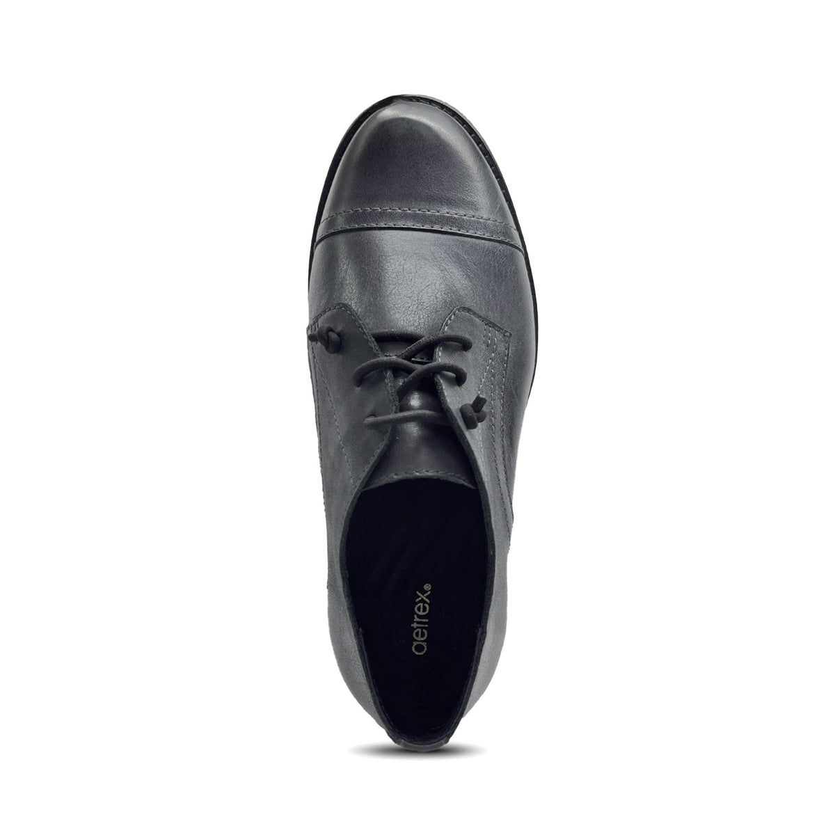 Aetrex Gina Arch Support Oxford - Black