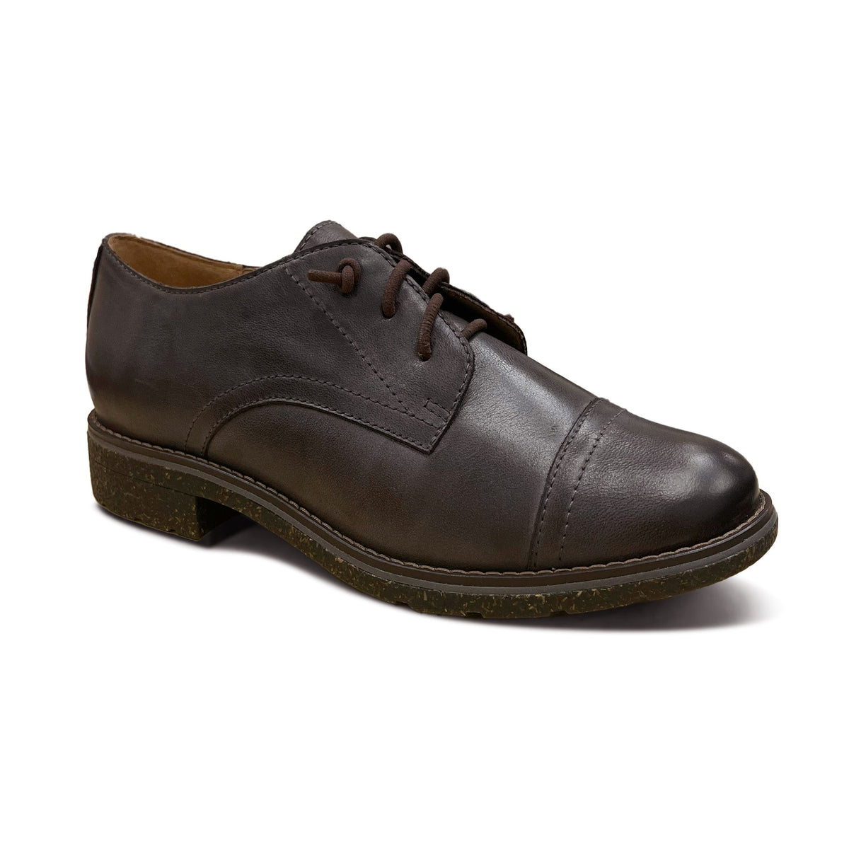 Aetrex Gina Arch Support Oxford - Dark Brown