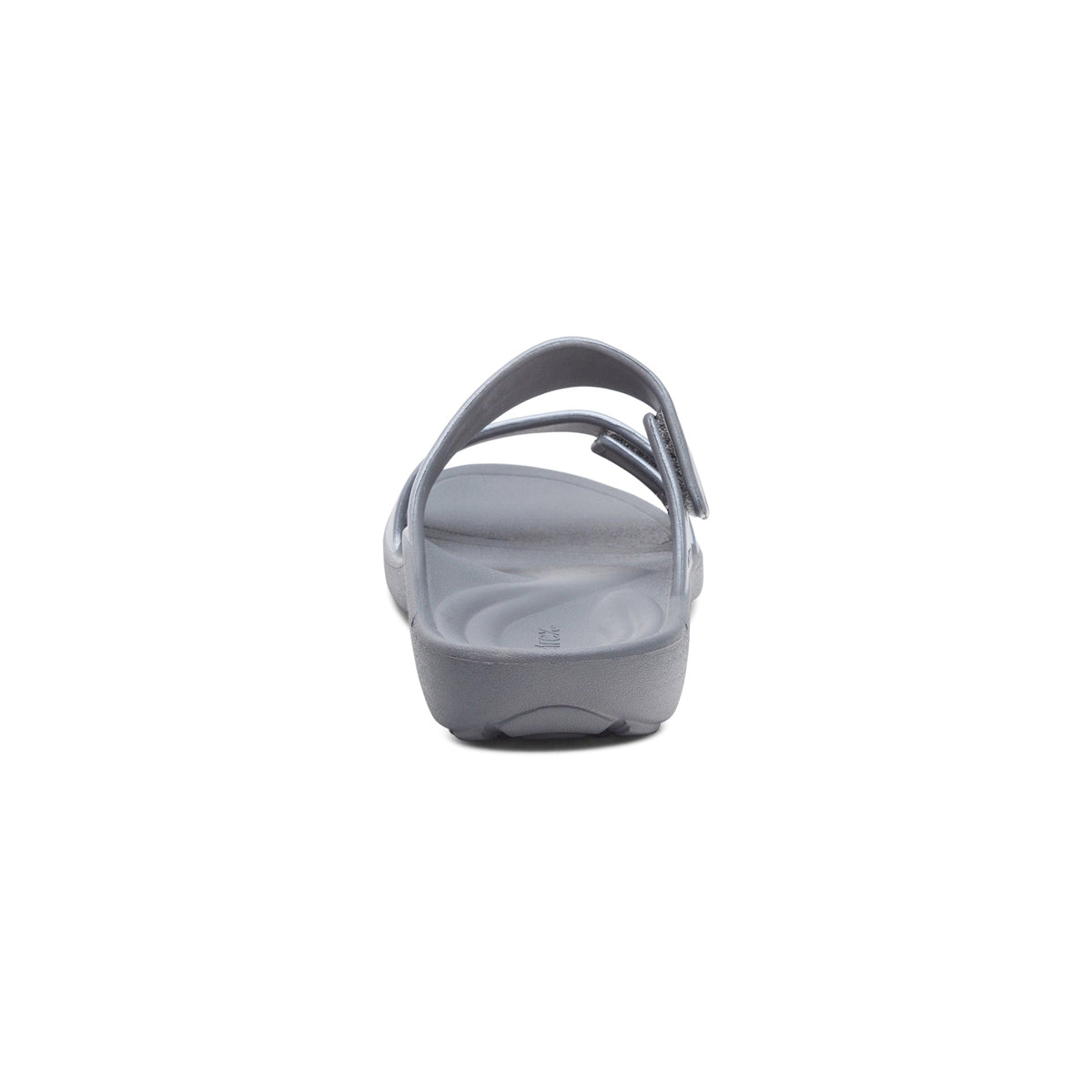 Aetrex Kaia Two Band Slide - Pewter