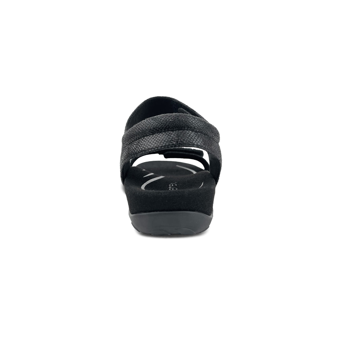 Aetrex Maria Studded Quarter Strap - Jeweled Black