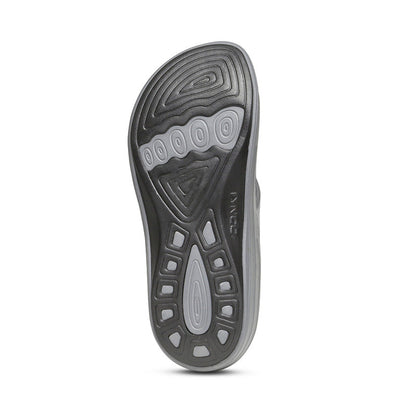 Aetrex Fiji Orthotic Women's Flips - Charcoal