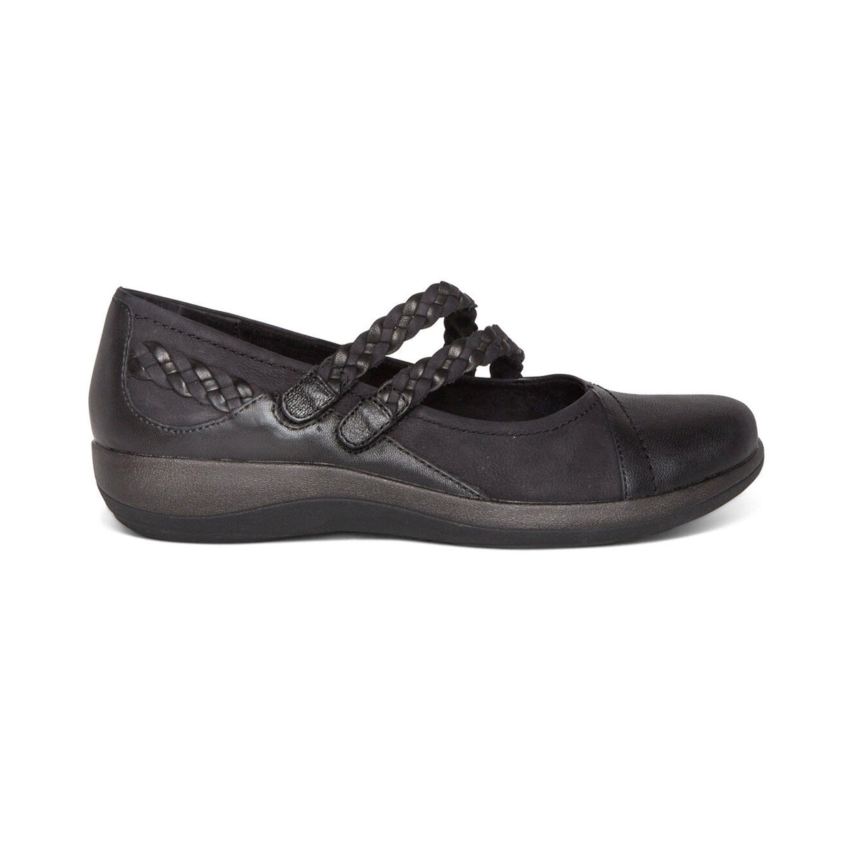 Aetrex Annie Mary Jane - Black