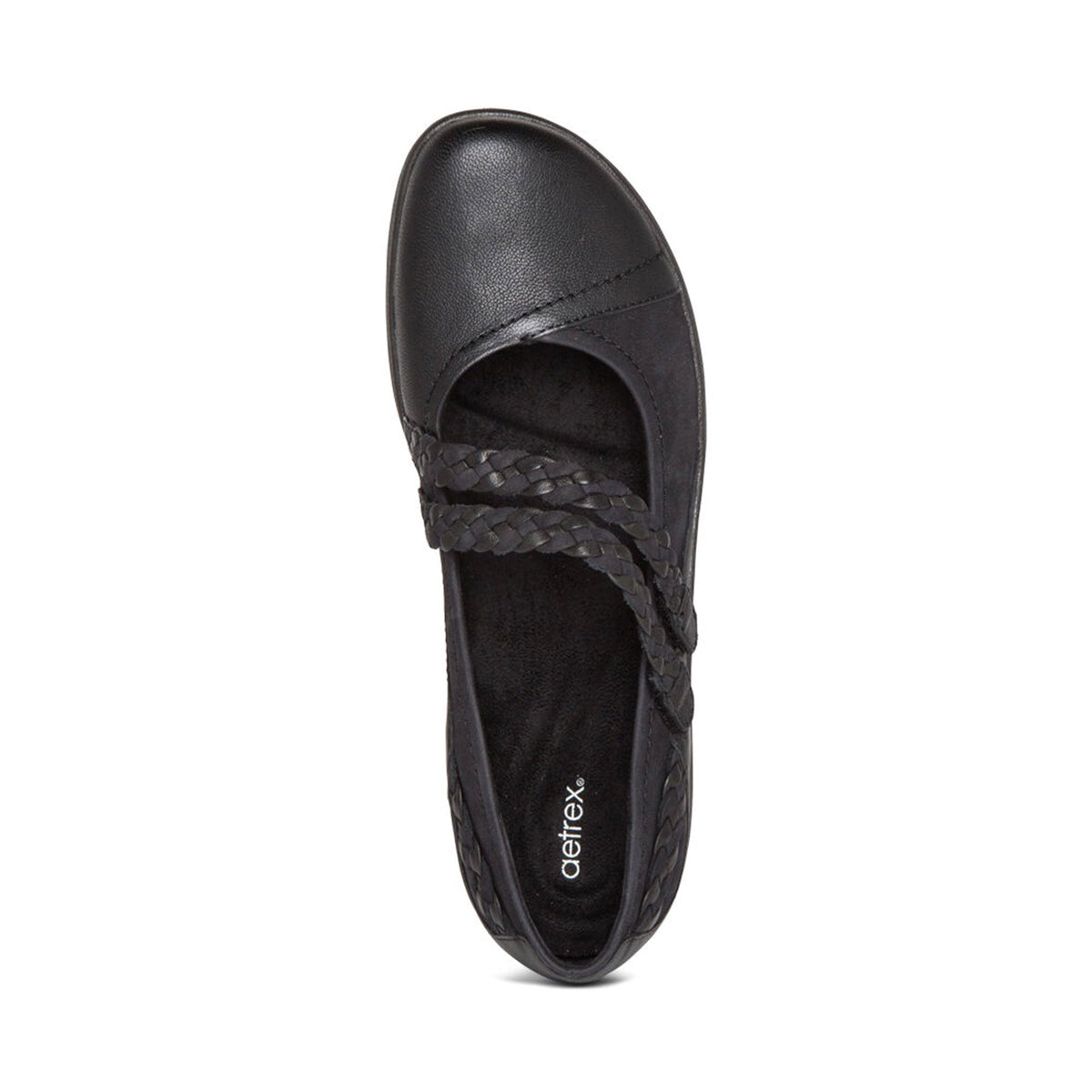 Aetrex Annie Mary Jane - Black