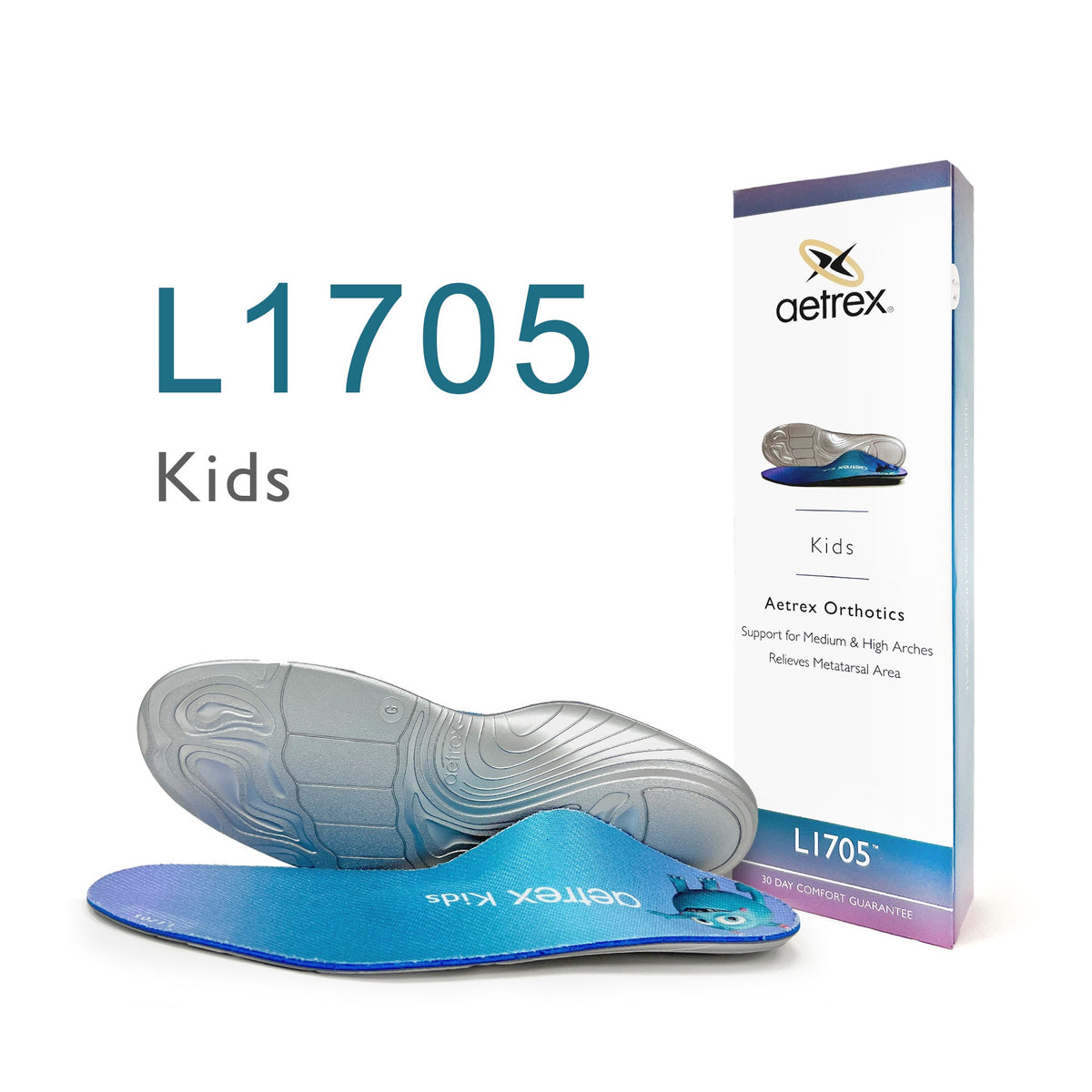 Aetrex Kids Orthotics W/ Metatarsal Support