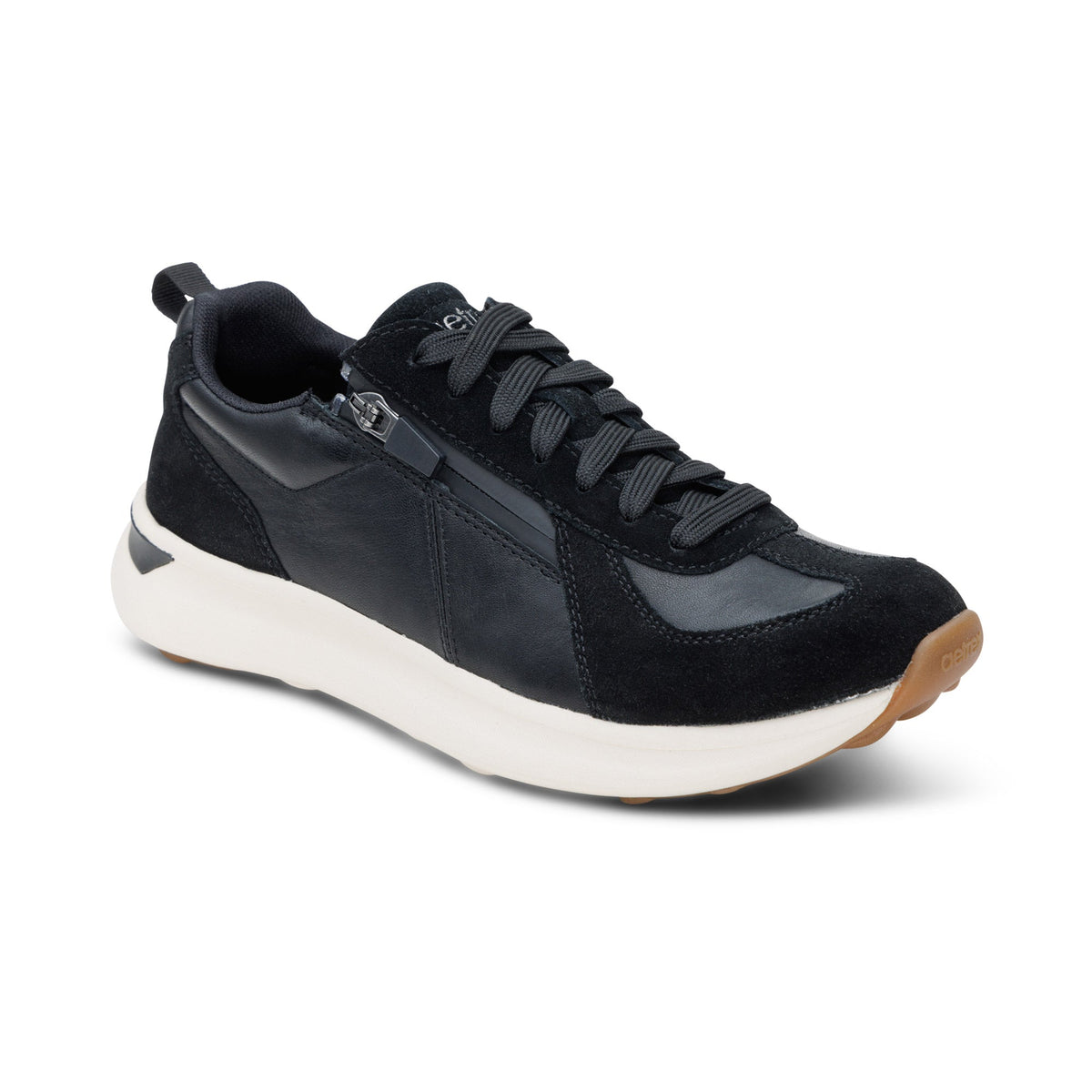 Aetrex Elise Arch Support Sneaker - Black