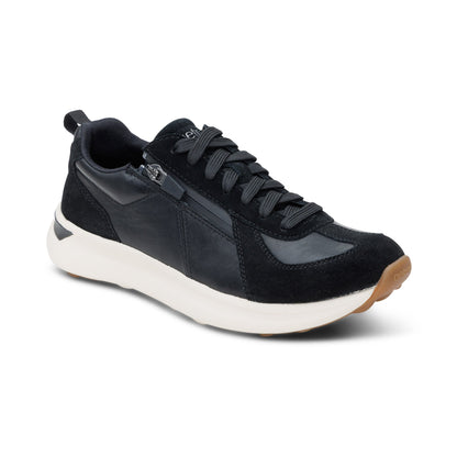 Aetrex Elise Arch Support Sneaker - Black