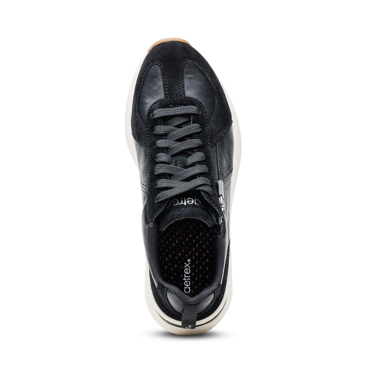 Aetrex Elise Arch Support Sneaker - Black