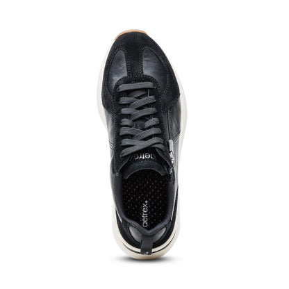 Aetrex Elise Arch Support Sneaker - Black
