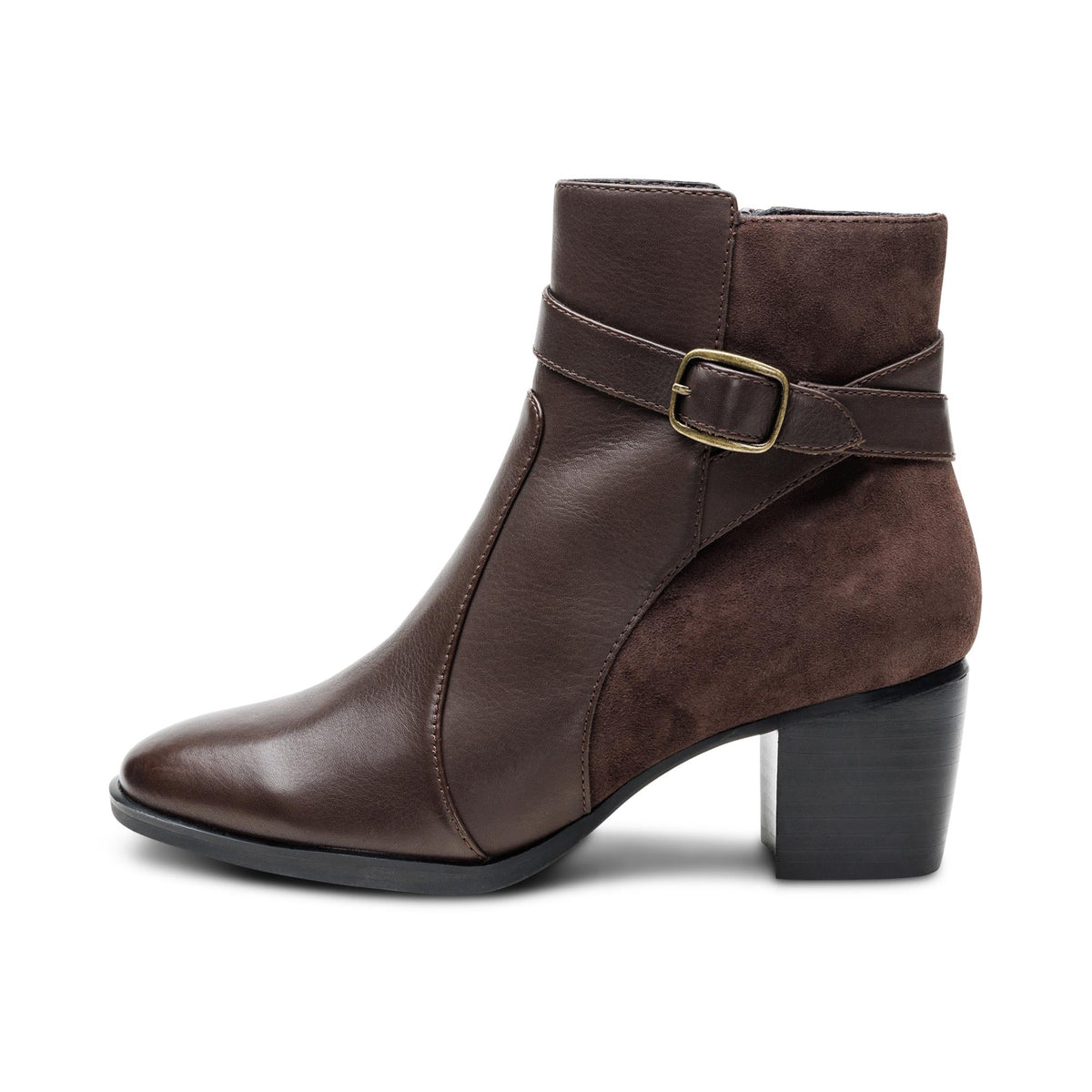 Aetrex Rebecca Heel Boot - Dark Brown