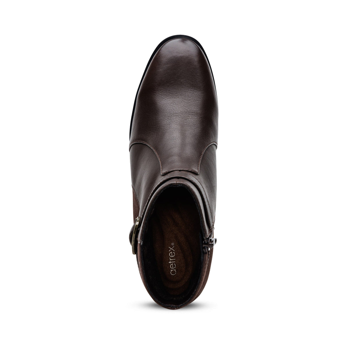 Aetrex Rebecca Heel Boot - Dark Brown
