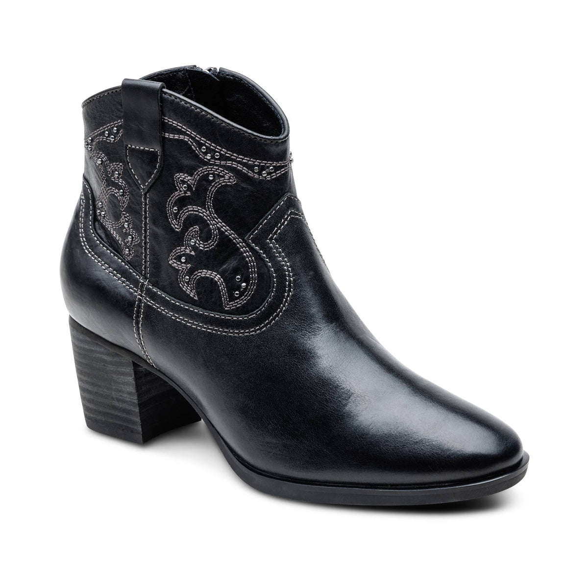 Aetrex Reagan Ankle Boot - Black
