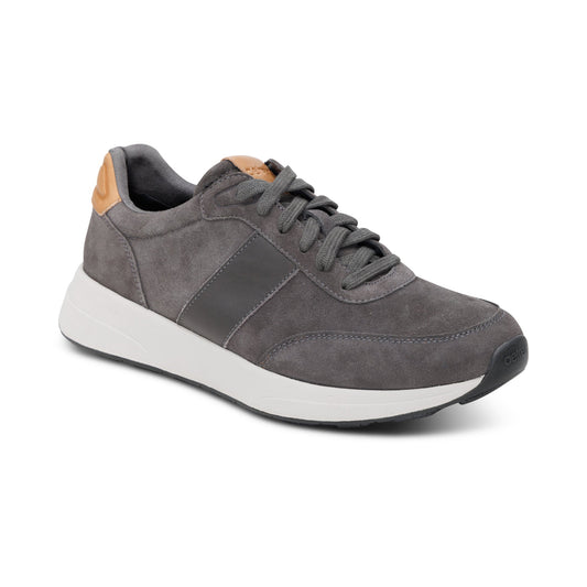 Aetrex Graham Arch Support Sneaker - Charcoal