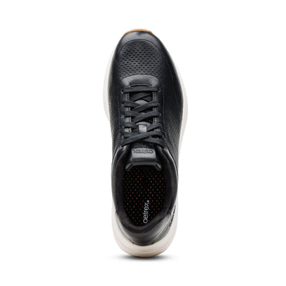 Aetrex Drew Arch Support Sneaker - Black